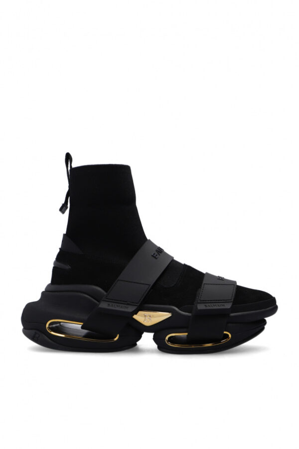 Balmain BLACK ‘B-Bold’ Sock Sneakers