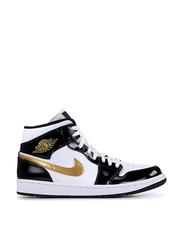 JORDAN 1 MID PATENT SE 'BLACK GOLD'